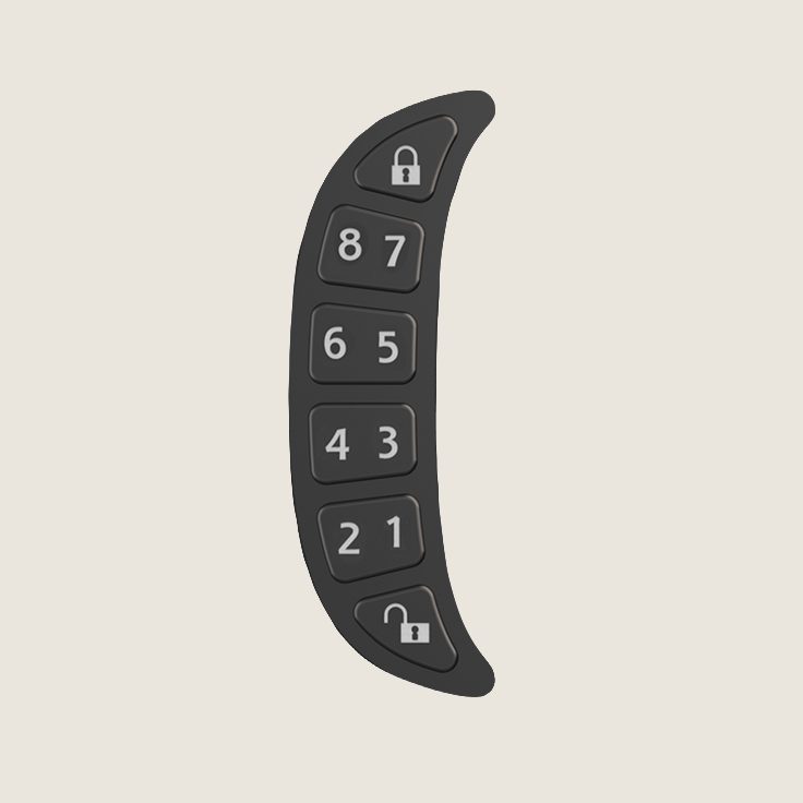 RVLock Compact LH Keypad Membrane