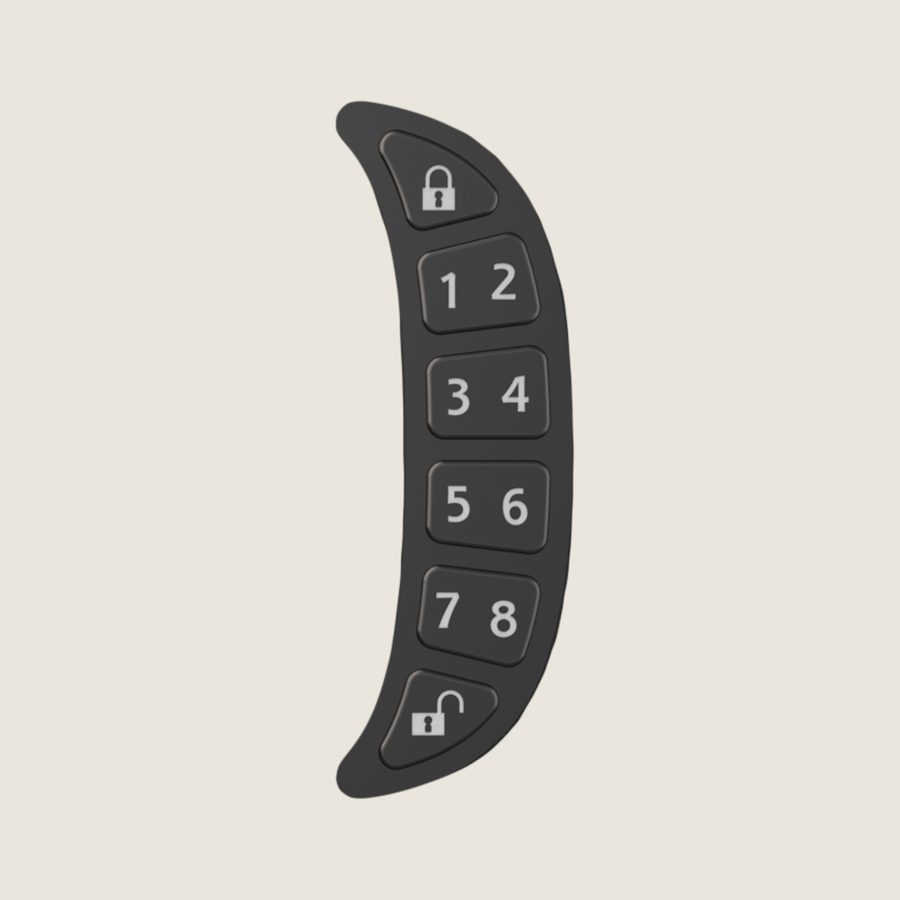RVLock Compact RH Keypad Membrane